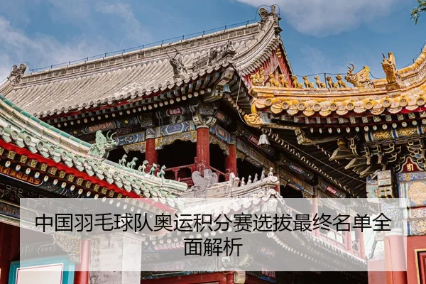 中国羽毛球队奥运积分赛选拔最终名单全面解析